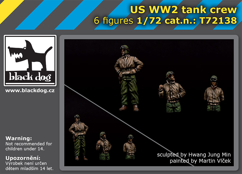 1/72 U.S. WWII tank crew (6 fig.)