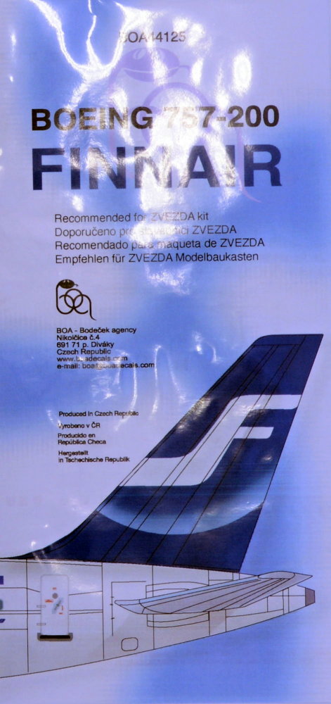 1/144 Decals Boeing 757-200 FINNAIR (ZVE)