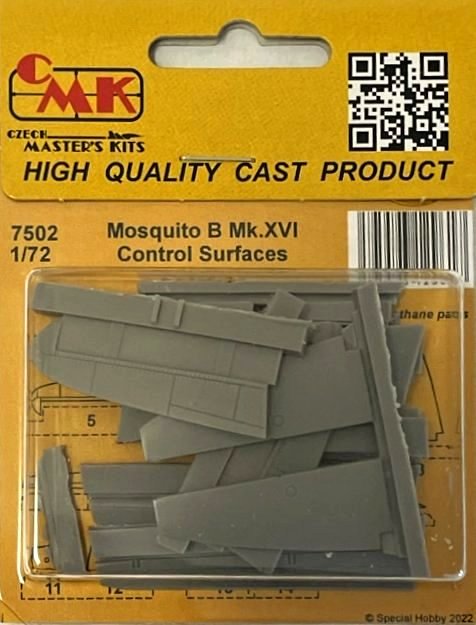 1/72 Mosquito B Mk.XVI Control Surfaces (AIRFIX)