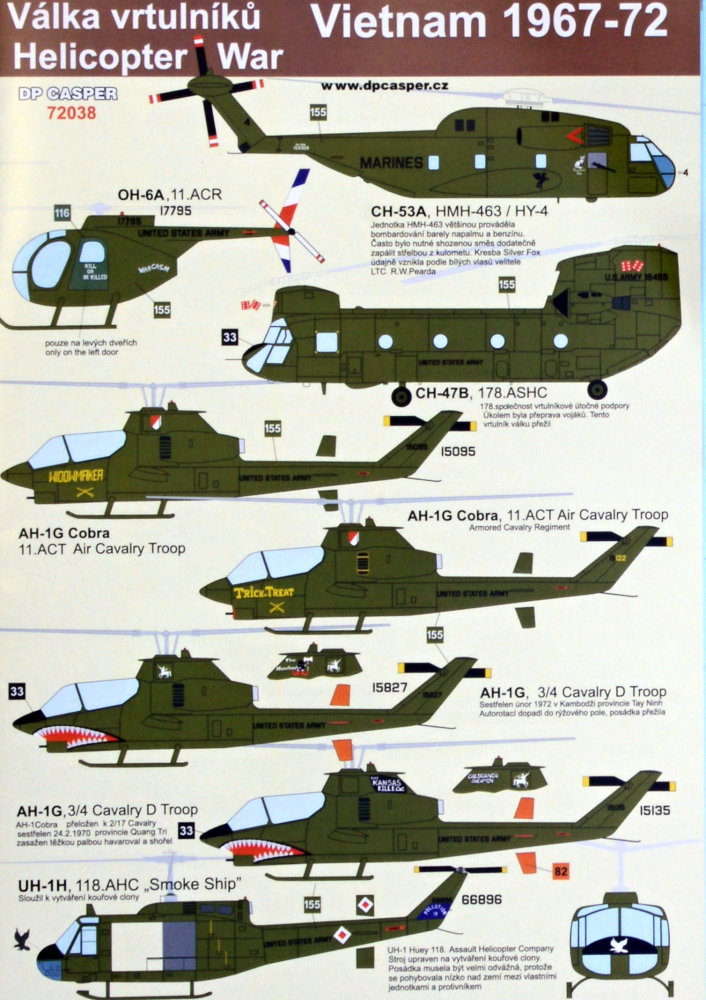1/72 Helicopter War - Vietnam 1967-1972