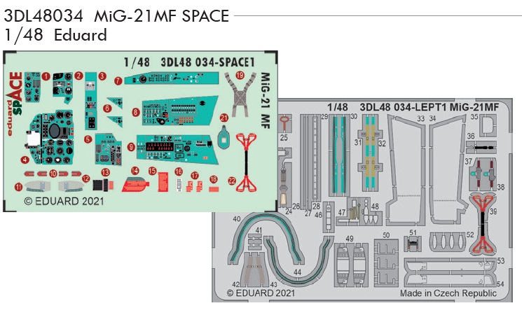 1/48 MiG-21MF SPACE (EDU)