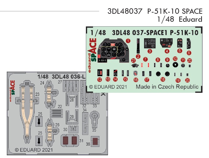 1/48 P-51K-10 SPACE (EDU)