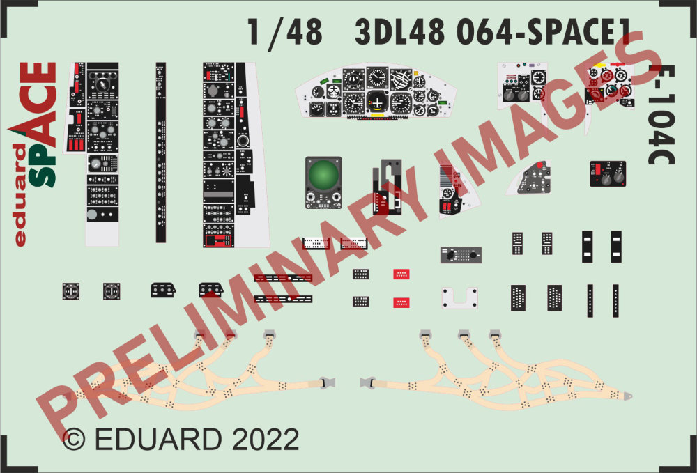 1/48 F-104C SPACE (KIN)