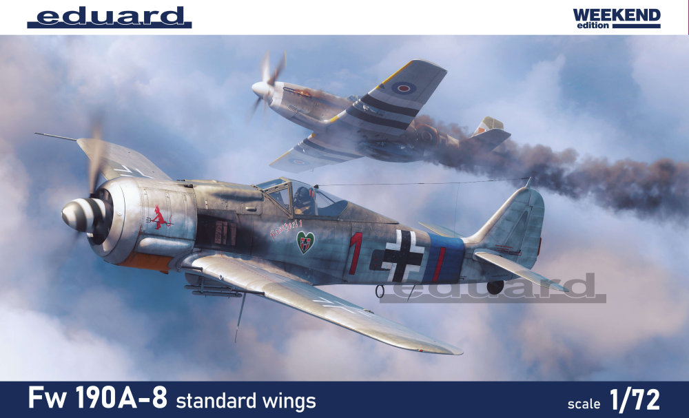 1/72 Fw 190A-8 standard wings (Weekend edition)