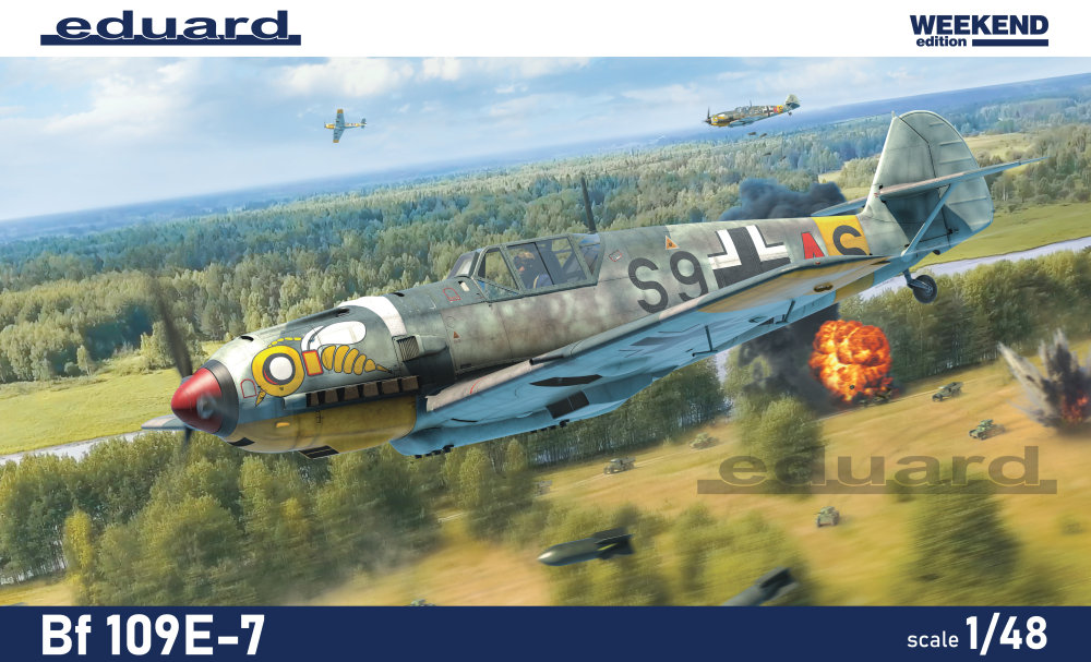 1/48 Bf 109E-7 (Weekend edition)