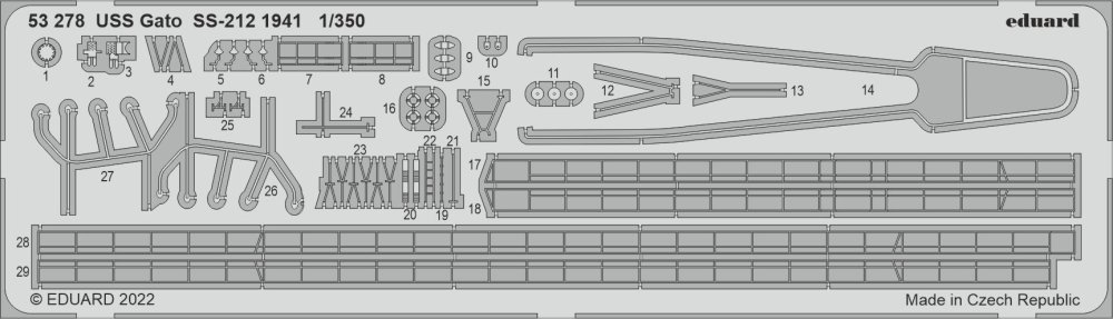 SET USS Gato SS-212 1941 (HOBBYB)