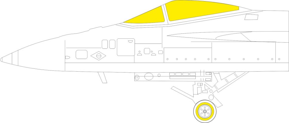 Mask 1/48 F/A-18E (HOBBYB)