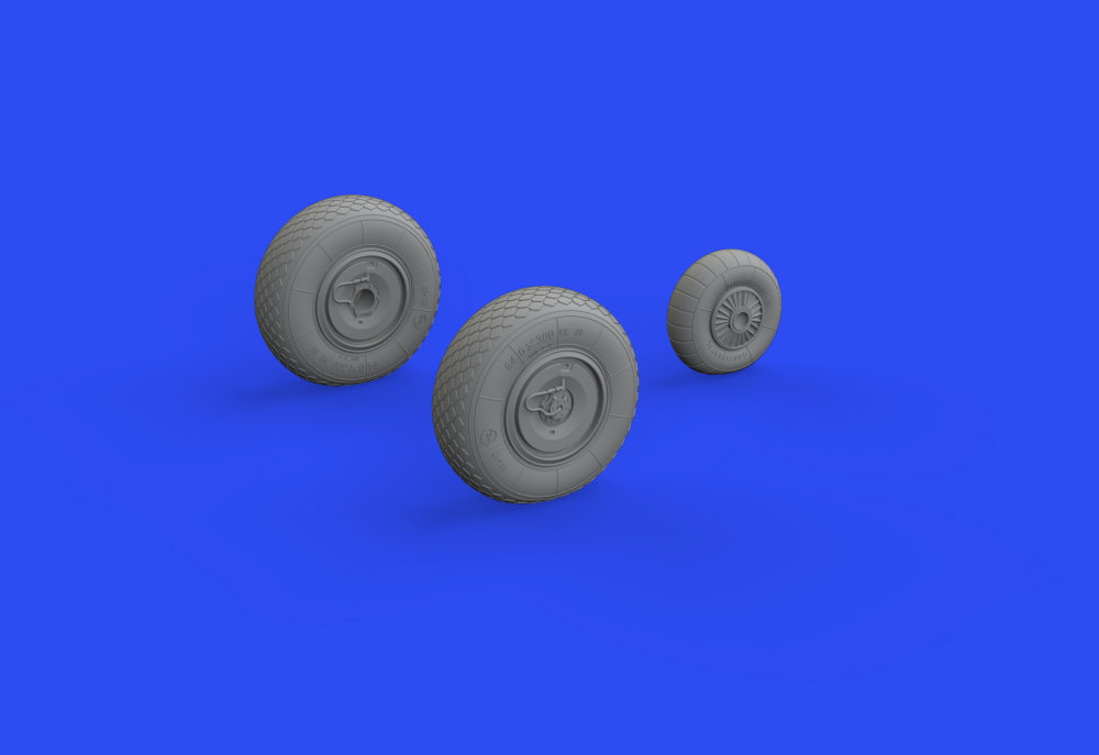 BRASSIN 1/48 Ar 234B wheels (HAS/H.2000)