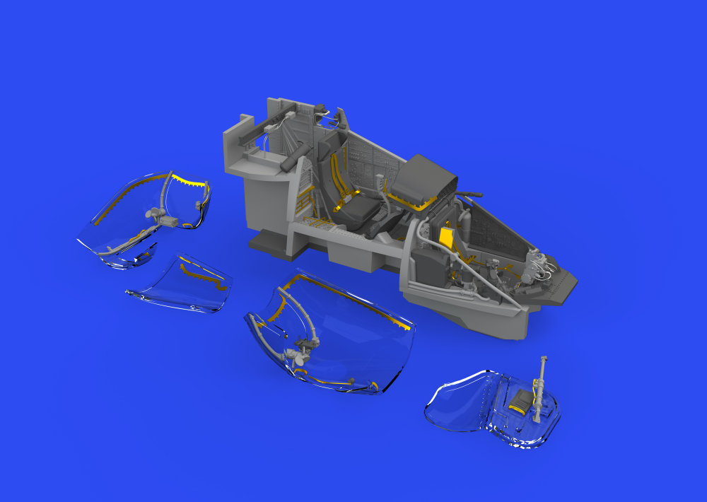 BRASSIN 1/48 Mi-24D cockpit (ZVE)