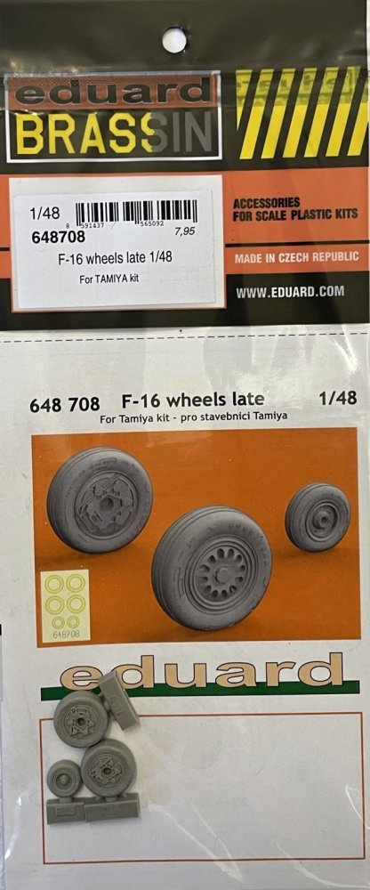 BRASSIN 1/48 F-16 wheels late (TAM)