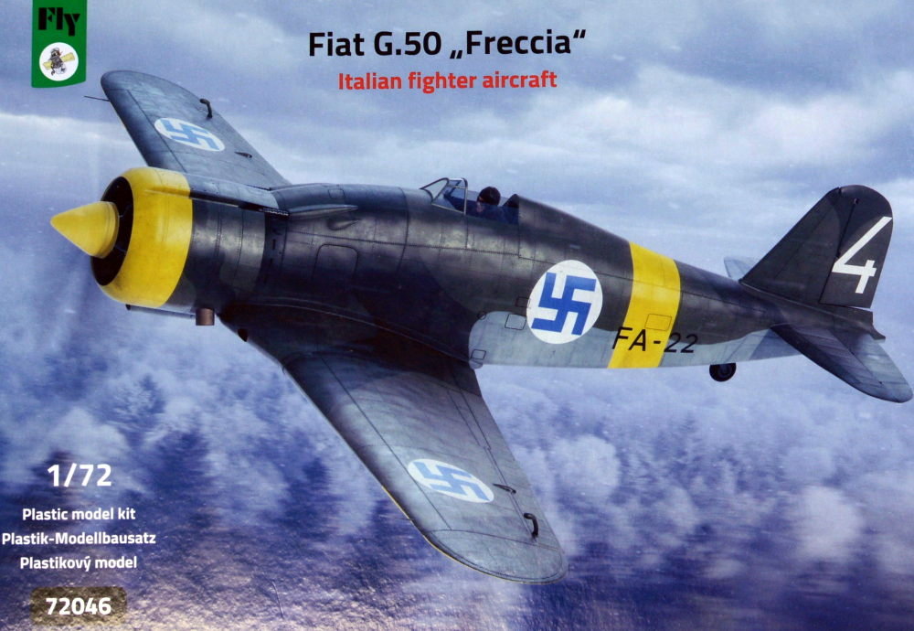 1/72 Fiat G.50 'Freccia' Italian fighter (4x camo)