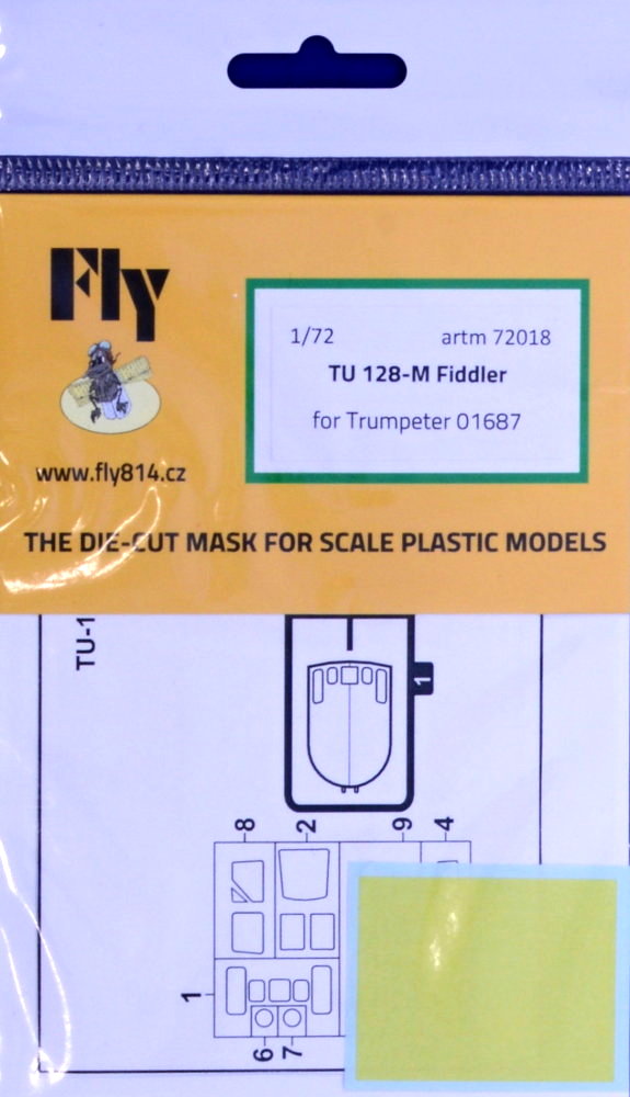 1/72 Masks for Tu-128M Fidler (TRUMP)