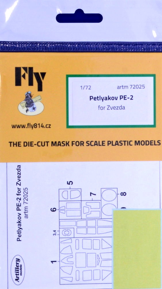 1/72 Masks for Petlyakov Pe-2 (ZVE)