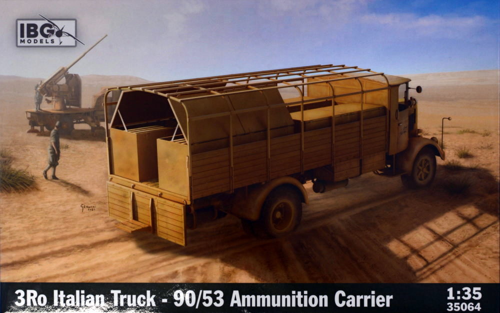 1/35 3Ro Italian Truck 90/53 Ammunition Carrier