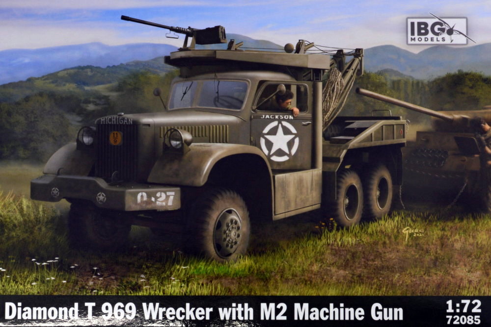 1/72 Diamond T 969 Wrecker w/ M2 Machine Gun