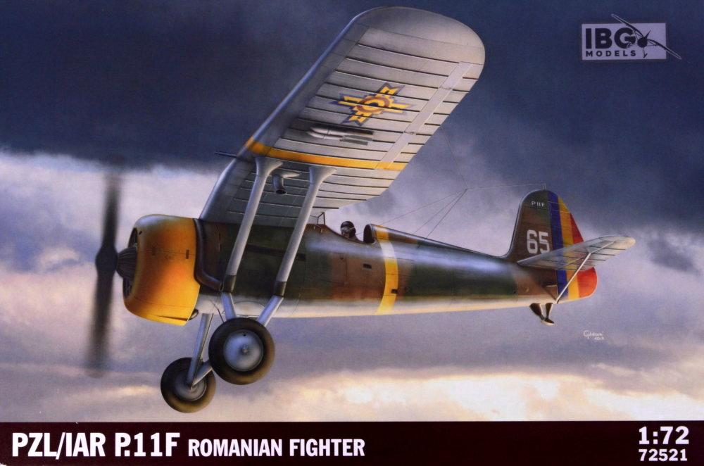 1/72 PZL/IAR P.11F Romanian Fighter (3x camo)