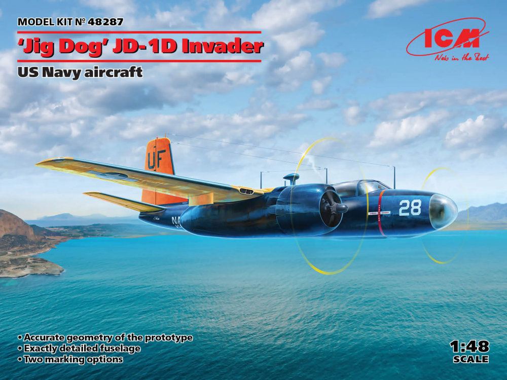 1/48 JD-1D Invader 'Jig Dog' US NAVY aircraft