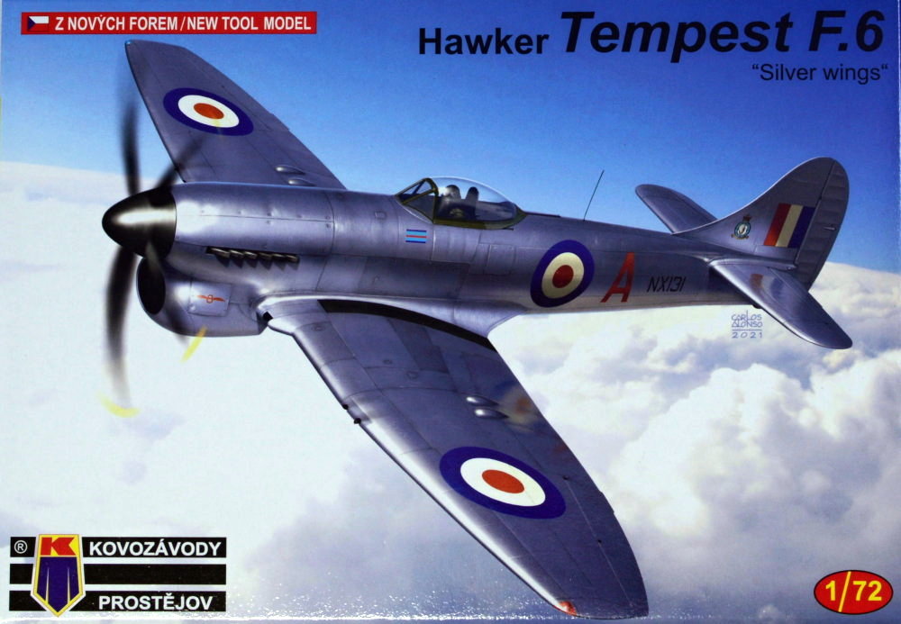 1/72 Hawker Tempest F.6 'Silver wings' (3x camo)