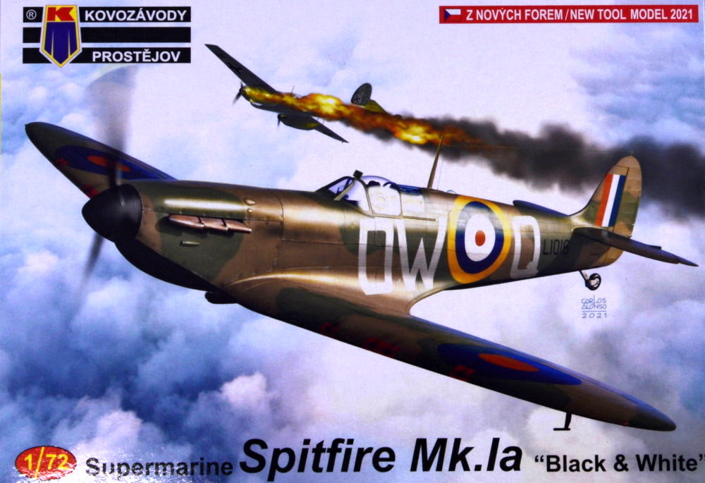 1/72 Spitfire Mk.Ia 'Black & White' (3x camo)