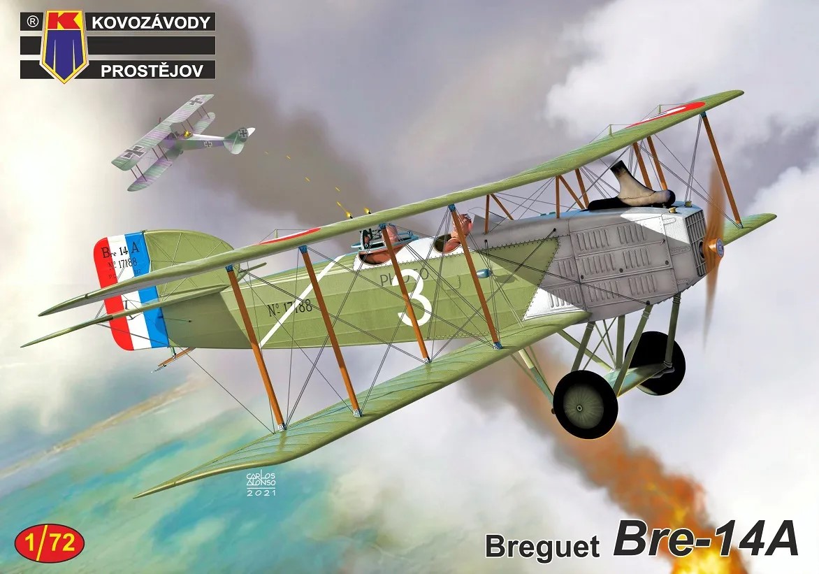 1/72 Breguet Bre-14A (2x French 1918,Belgium 1920)