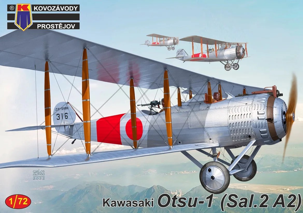 1/72 Kawasaki Otsu-1 / Sal.2 A2 (3x Japan camo)