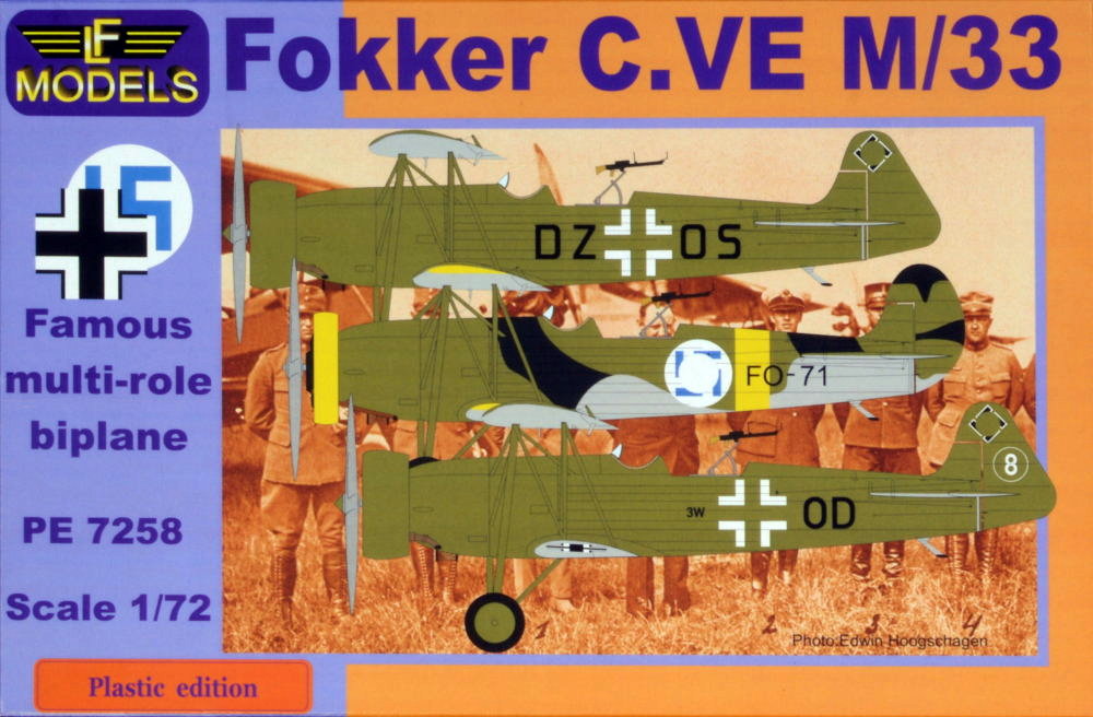 1/72 Fokker C.VE M/33 (2x Luftwaffe, 1x Finland)