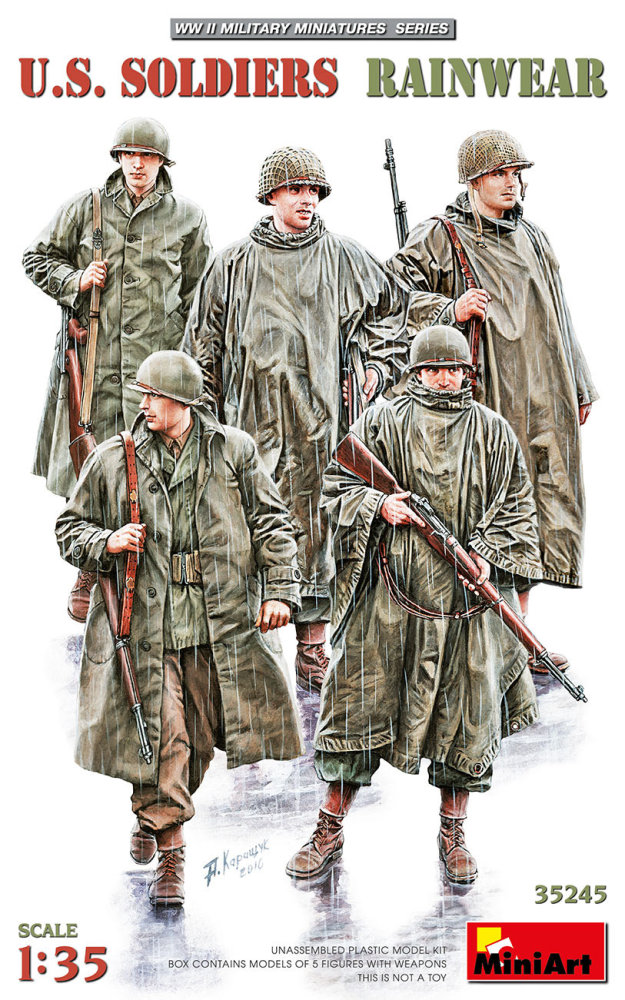 1/35 US Soldiers Rainwear (5 fig.)