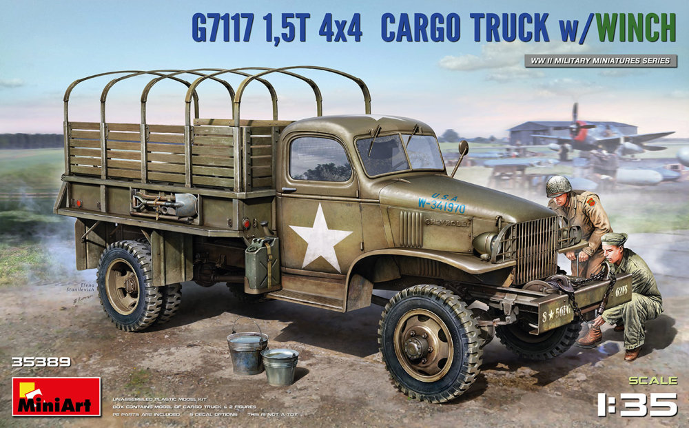1/35 Chevrolet G7117 1,5t 4x4 Cargo Truck w/Winch
