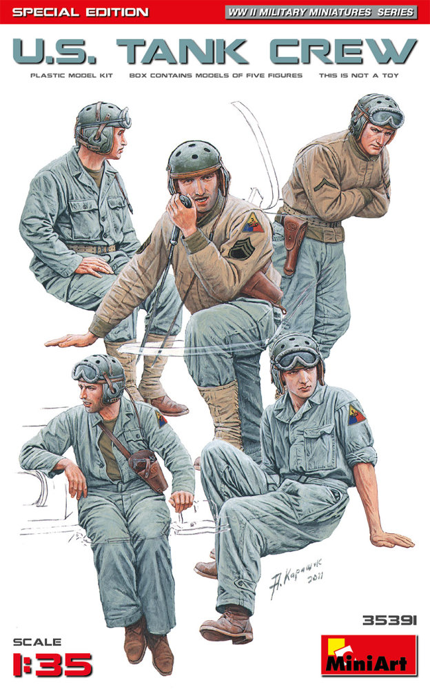 1/35 US Tank Crew, Special Edition (5 fig.)