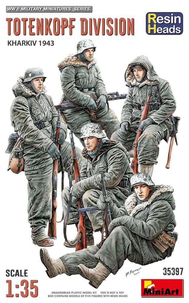 1/35 Totenkopf Division Kharkov 1943 (resin heads)