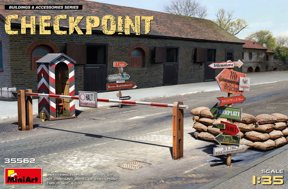 1/35 Checkpoint (diorama set)