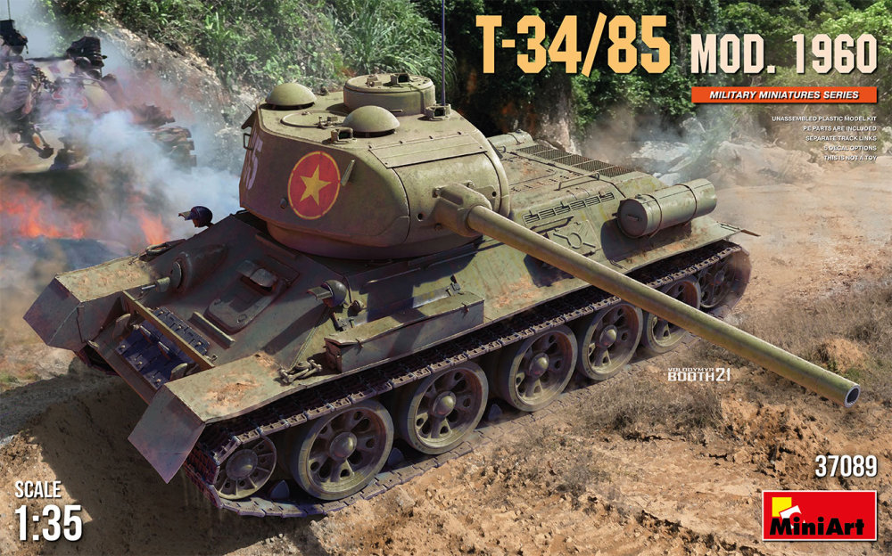 1/35 T-34/85 Mod. 1960 (incl. PE, 5x camo)