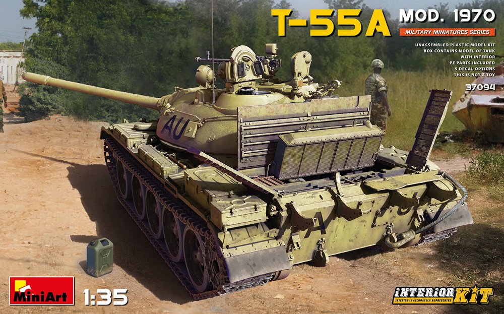 1/35 T-55A MOD.1970 with Interior Kit
