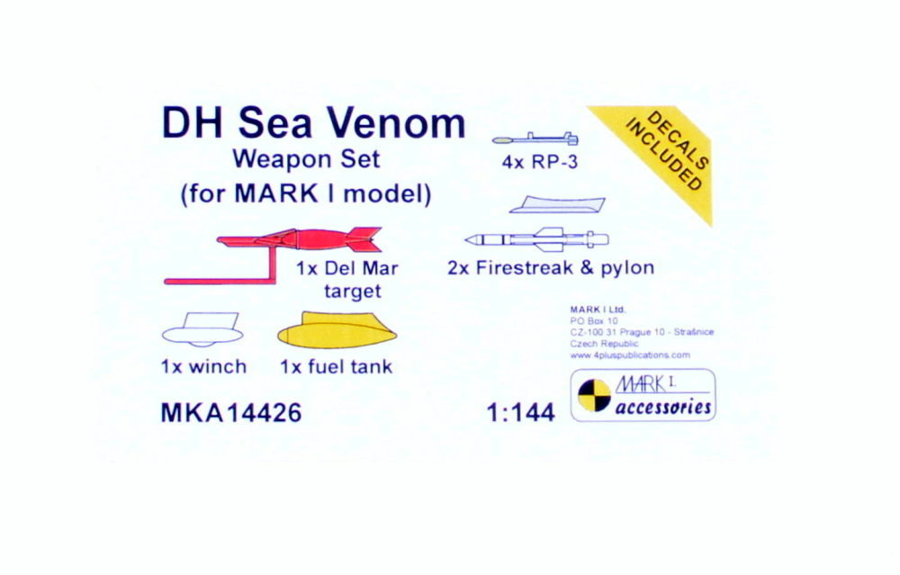 1/144 DH Sea Venom - weapon set (MARK 1 MODEL)