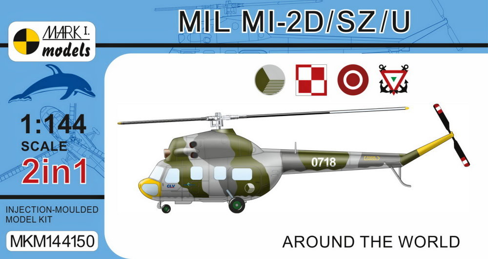1/144 Mil Mi-2 D/SZ/U 'Around the World' (2-in-1)