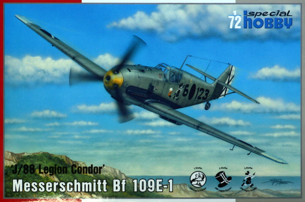 1/72 Messerschmitt Bf 109E-1 'J/88 Legion Condor'