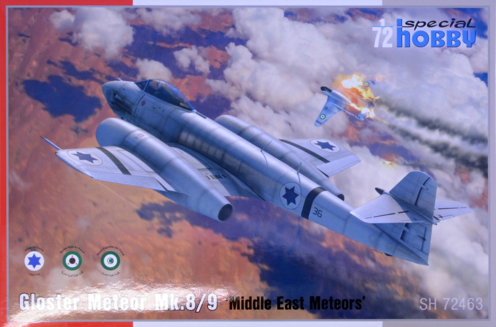 1/72 Gloster Meteor Mk.8/9 'Middle East' (4x camo)