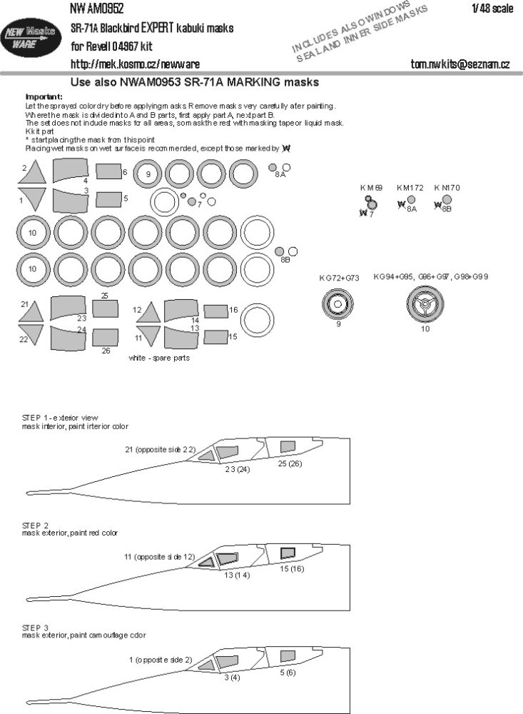 1/48 Mask SR-71A Blackbird EXPERT (REV)