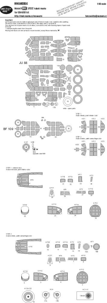 1/48 Mask Mistel S1 'BIG' EXPERT (ICM 48101)