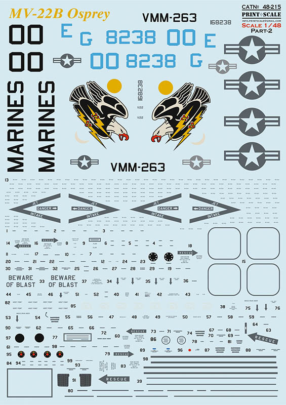 1/48 MV-22B Osprey Part 2 (wet decals)