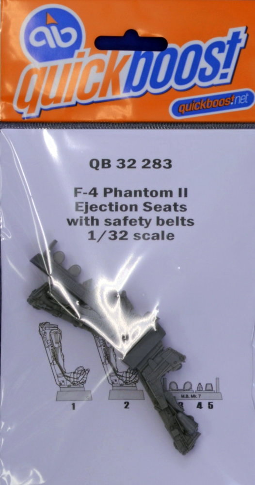 1/32 F-4 Phantom II ejection seats w/ safety belts