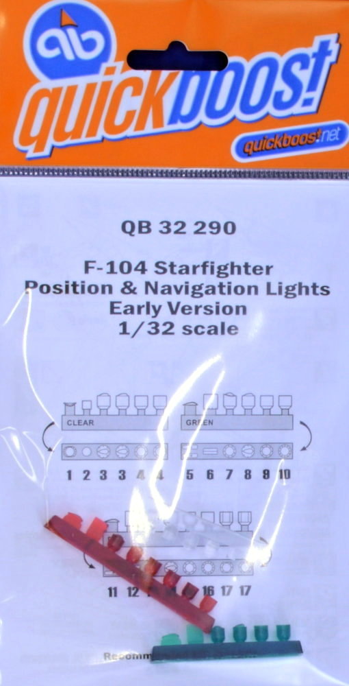 1/32 F-104 Startfighter position&navigation lights