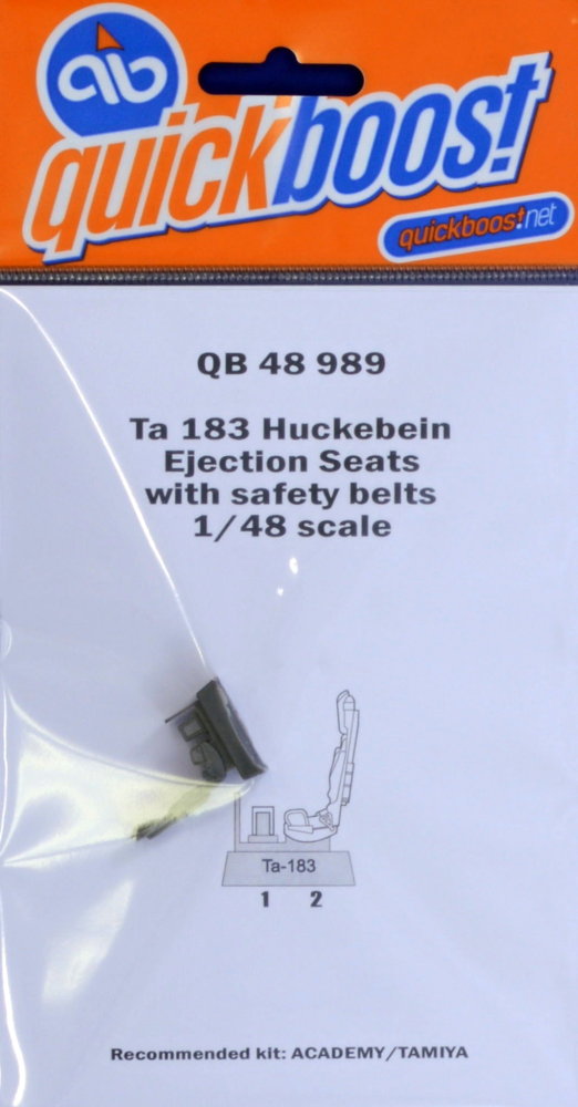 1/48 Ta 183 Huckebein eject.seats w/safety belts
