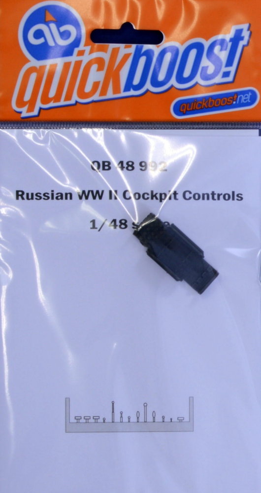 1/48 Russian WW II cockpit controls