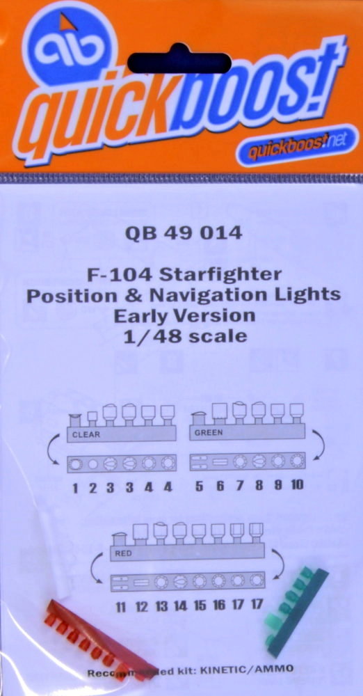 1/48 F-104 Startfighter position&navigation lights