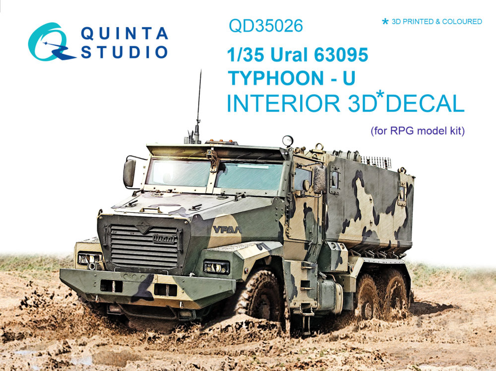 1/35 Ural 63095 TYPHOON-U 3D-Print&col.Interior