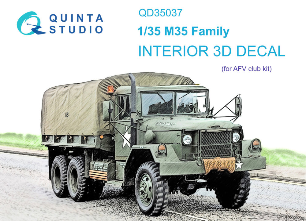 1/35 M35 Family 3D-Print&col. Interior (AFV)
