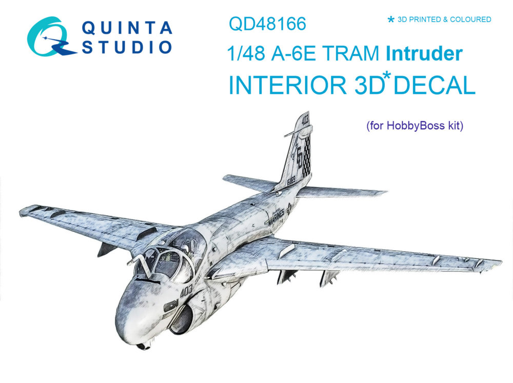 1/48 A-6E TRAM Intruder 3D-Printed Inter.(HOBBYB)