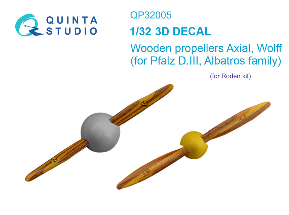 1/32 Wooden propellers Axial Wolff (RDN)