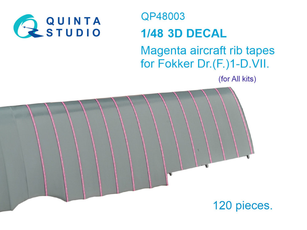 1/48 Magenta rip tapes for Fokker Dr.(F)I-D.VII